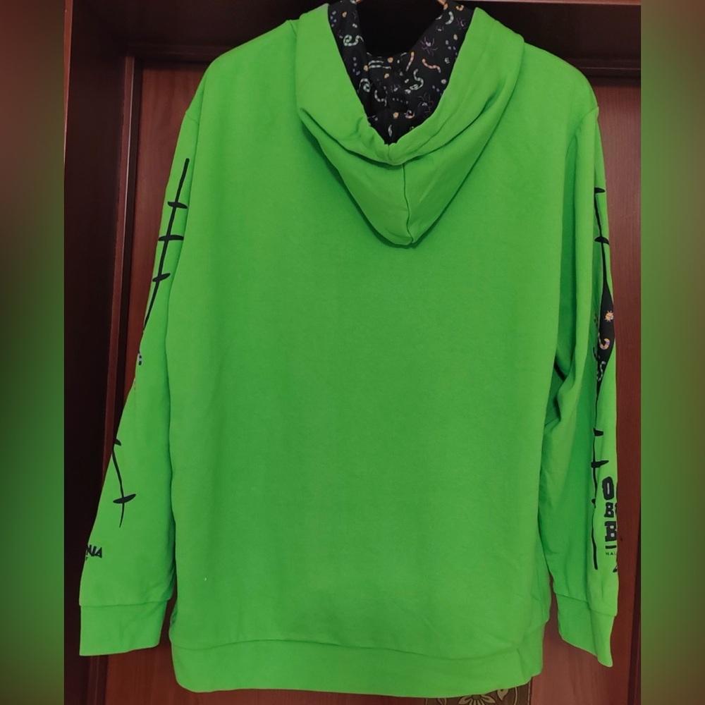 Loungefly Disney Parks Oogie Boogie Bash 2023 Green Pullover Hoodie Halloween XL - Picture 2 of 4